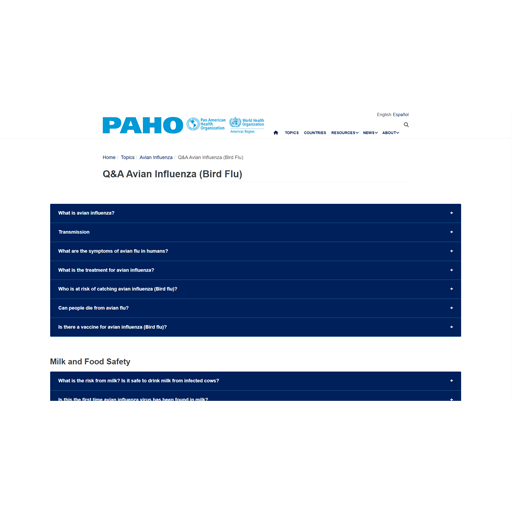 Q&A Avian Influenza (Bird Flu)