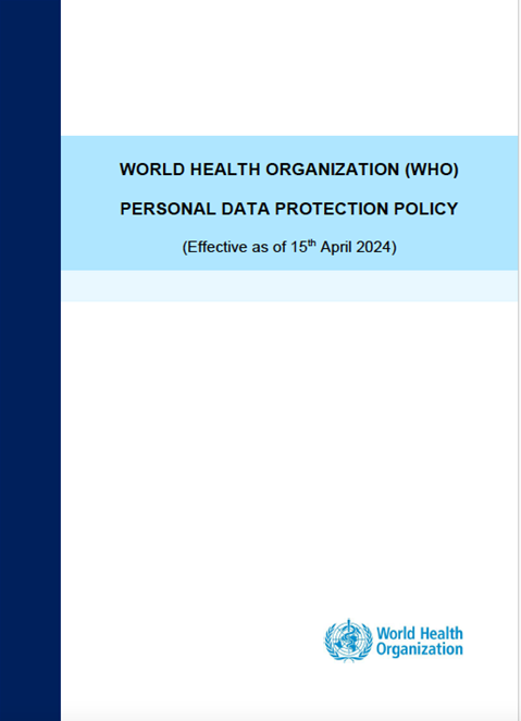 WHO Personal Data Protection Policy