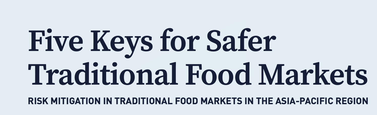 Five keys for safer traditional food markets