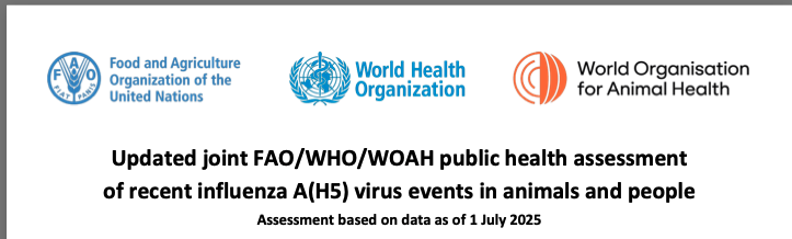 Joint public health risk assessment Avian influenza
